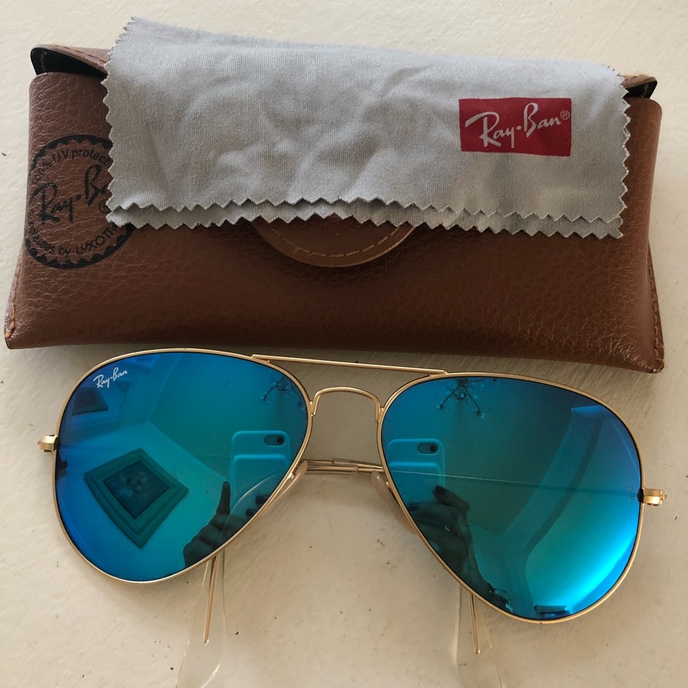 Blue Ray-Bans - Picture 4 of 4